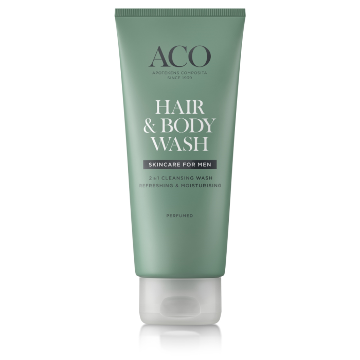 ACO Men Hair & Body Wash P 200 ml kuva 2