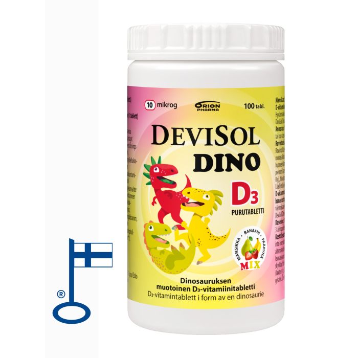 Devisol Dino mix 10 mikrog 100 purutabl kuva 4