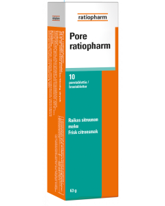 Pore ratiopharm 10 poretablettia