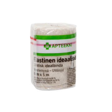 APTEEKKI Ideaaliside elastinen 6 cm x 5 m 1 kpl