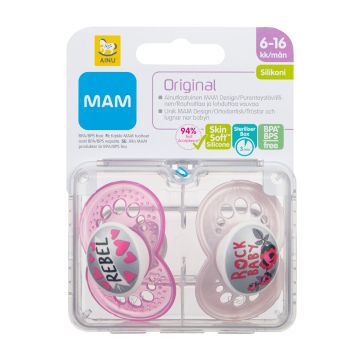 Ainu Mam Original 6-16kk silikoni 2 kpl