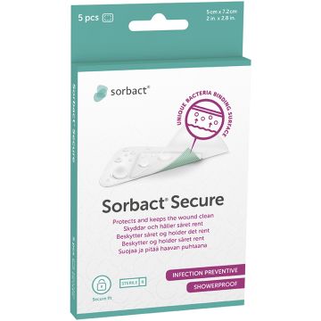 Sorbact Secure 5 cm x 7,2 cm (98147) 5 kpl