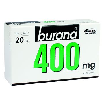 BURANA tabletti, kalvopäällysteinen 400 mg 20 fol