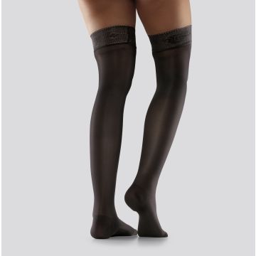 Mabs Nylon Stay Up tukisukka black S 1 pari