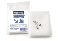 Medrull Triangular bandage kolmioliina 136x96x96 cm 1 kpl
