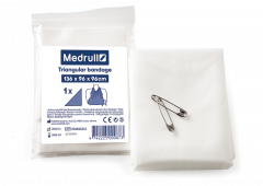 Medrull Triangular bandage kolmioliina 136x96x96 cm 1 kpl