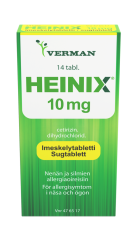 HEINIX imeskelytabletti, puristettu 10 mg 28 fol