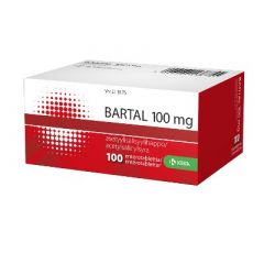 BARTAL 100 mg enterotabl 100 fol